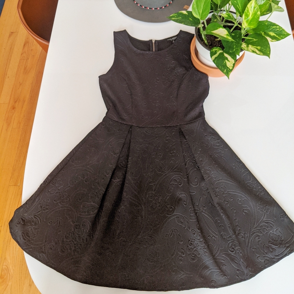 A-Line Print Cocktail Dress